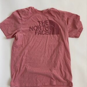 Red North Face Logo Tee. Men’s large